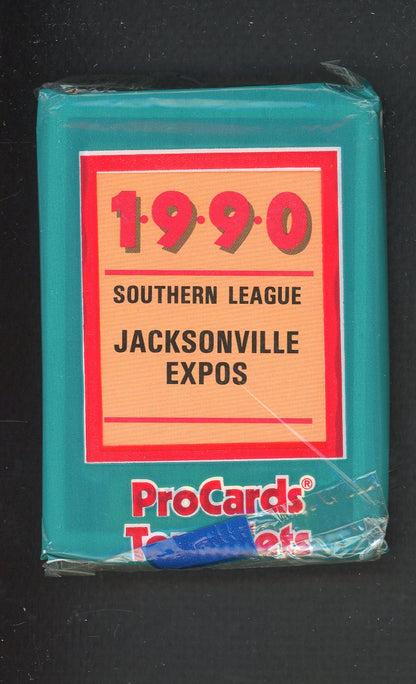 1990 Pro Card Jacksonville Expos Complete Set Greg Colbrunn 543818