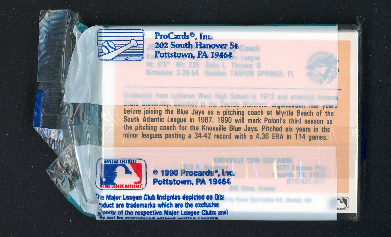 1990 Pro Card Knoxville Blue Jays Complete Set Juan Guzman 543823