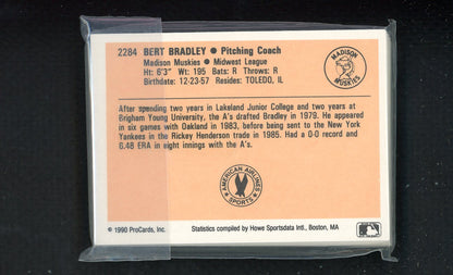 1990 Pro Card Madison Muskies Complete Set Lee Tinsley 543828