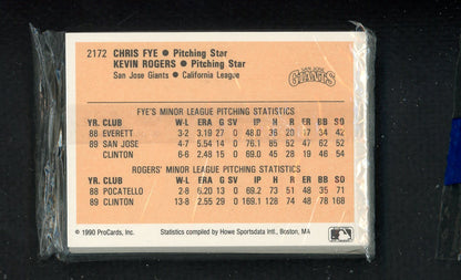 1990 Pro Card San Jose Giants Complete Set Royce Clayton 543860