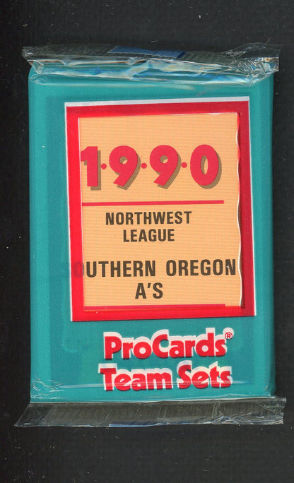 1990 Pro Card Southern Oregon A's Complete Set Todd Van Poppel 543866