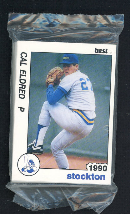 1990 Best Stockton Ports Complete Set Cal Eldred 543871