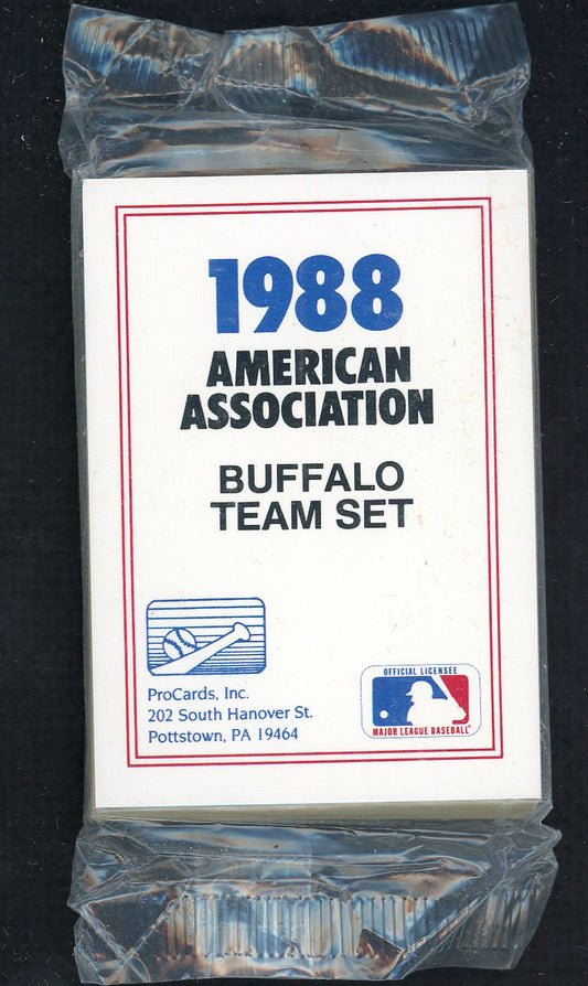 1988 Pro Card Buffalo Bisons Complete Set Felix Fermin 543899