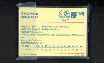 1988 Star Ft. Lauderdale Yankees Complete Set Scott Kamieniecki 543916
