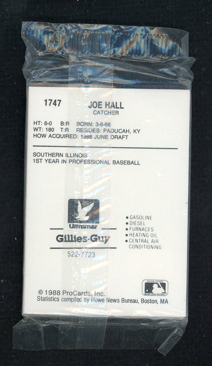 1988 Pro Card Hamilton Redbirds Complete Set Luis Melendez 543921