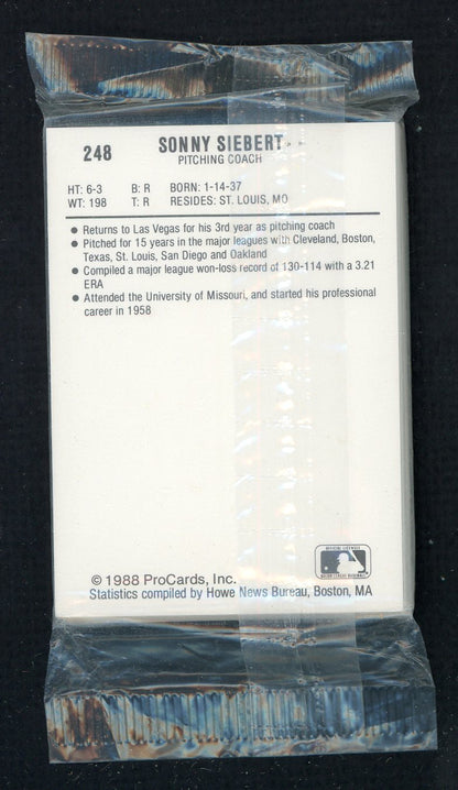 1988 Pro Card Las Vegas Stars Complete Set Roberto Alomar 543933