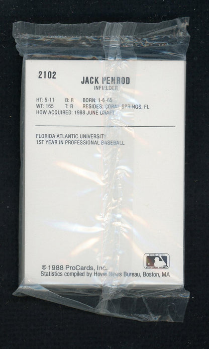 1988 Pro Card Pocatello Giants Complete Set Kevin Rogers 543949