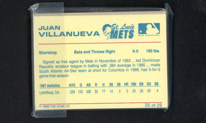 1988 Star St. Lucie Mets Complete Set Chris Donnels 543965