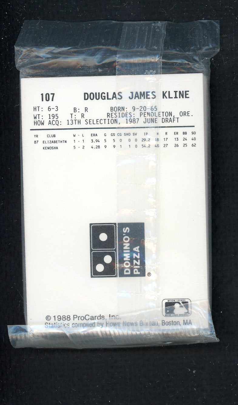 1988 Pro Card Visalia Oaks Complete Set Scott Leius 543980