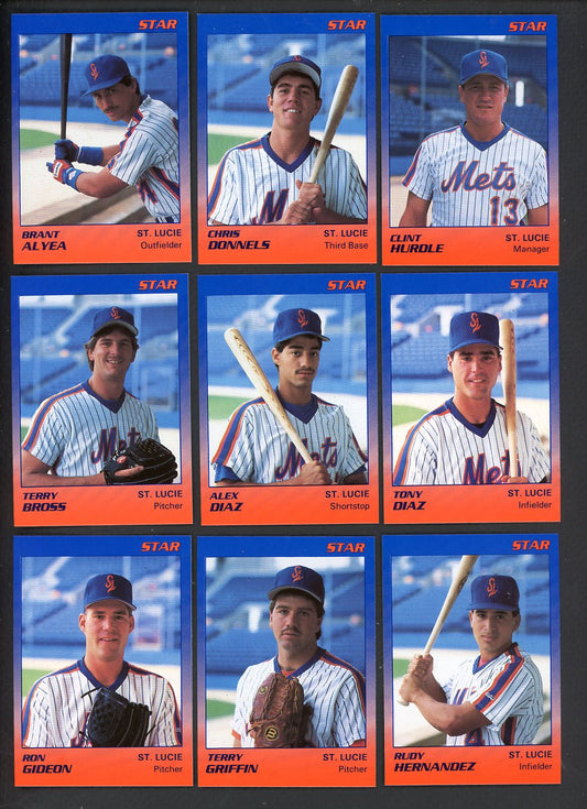 1989 Star St. Lucie Mets Complete Set Clint Hurdle 544066