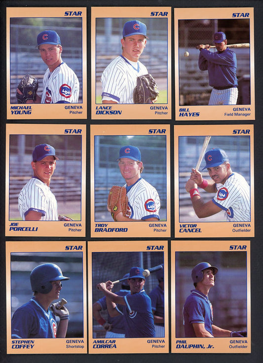 1990 Star Geneva Cubs Complete Set Lance Dickson 544090