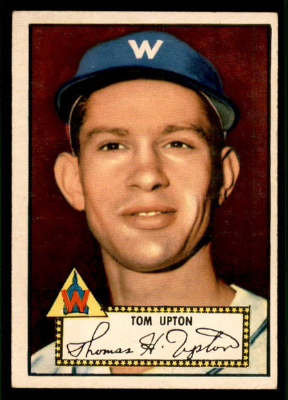 1952 Topps Baseball #071 Tom Upton Senators EX-MT Red 544151