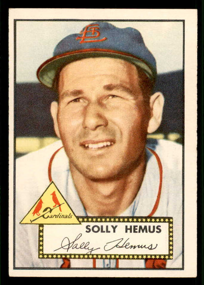 1952 Topps Baseball #196 Solly Hemus Cardinals EX-MT 544268