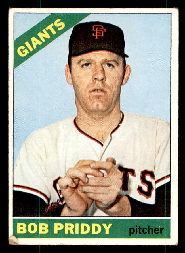 1966 Topps Baseball #572 Bob Priddy Giants VG-EX 544512