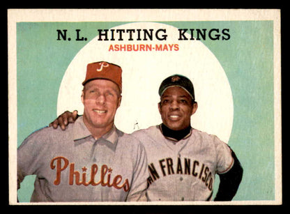 1959 Topps Baseball #317 Willie Mays Richie Ashburn VG-EX 544571
