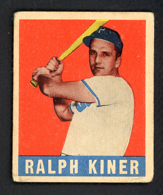 1948 Leaf Baseball #091 Ralph Kiner Pirates VG 544746