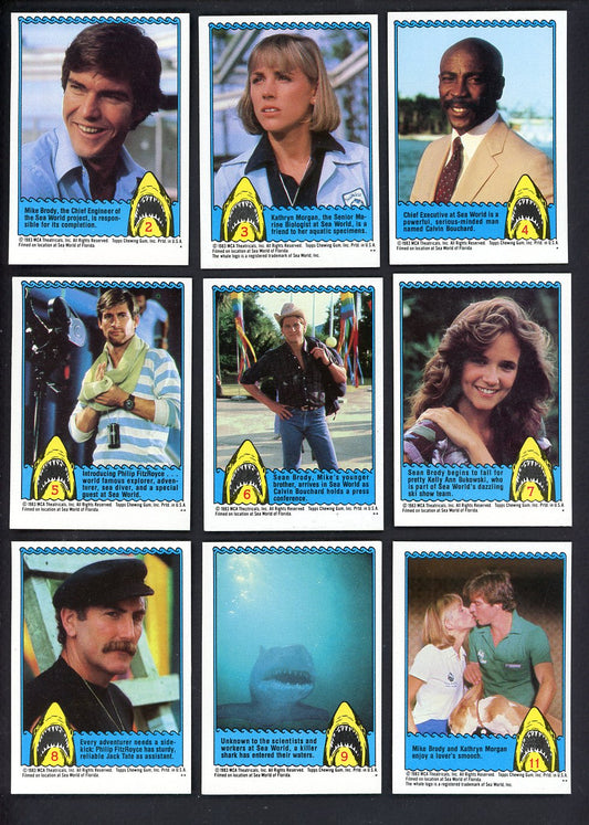 1983 Topps Jaws 3-D Complete Set 544847