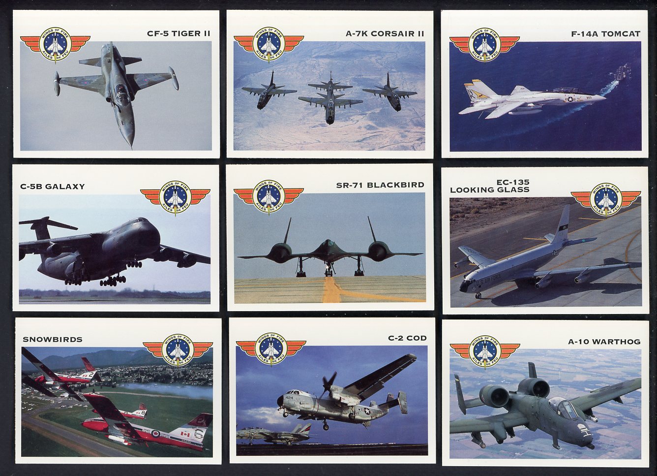 1992 Panini Wings Of Fire Complete Set 544949