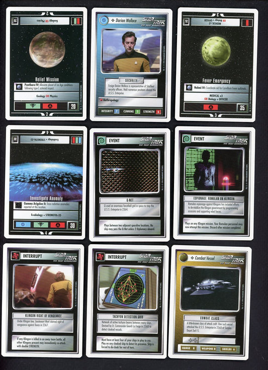 1994 Decipher Star Trek Card Game Complete Set 544975