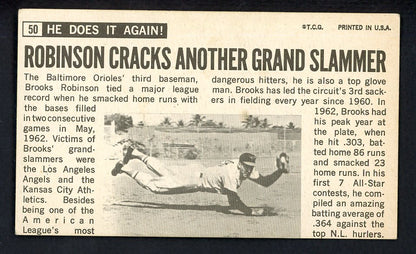 1964 Topps Giants #050 Brooks Robinson Orioles Signed Autographed