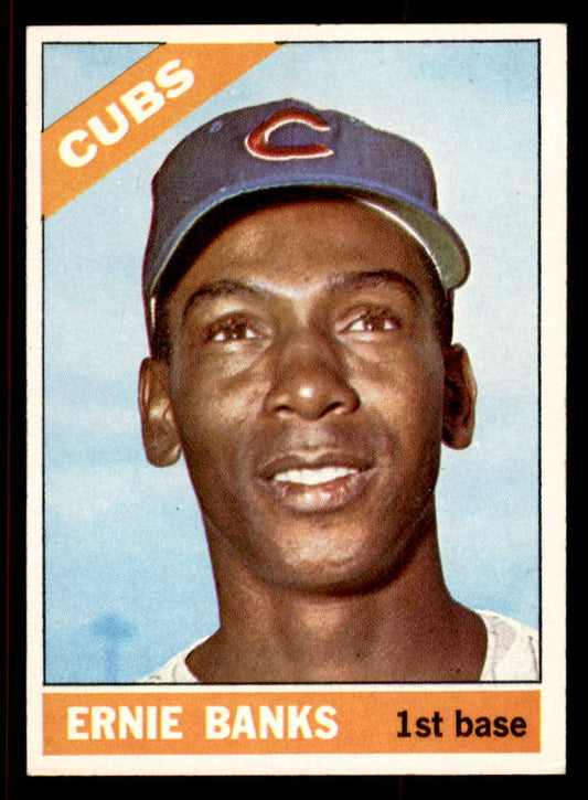 1966 Topps Baseball #110 Ernie Banks Cubs EX-MT 545467