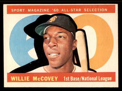 1960 Topps Baseball #554 Willie McCovey A.S. Giants EX-MT 545520