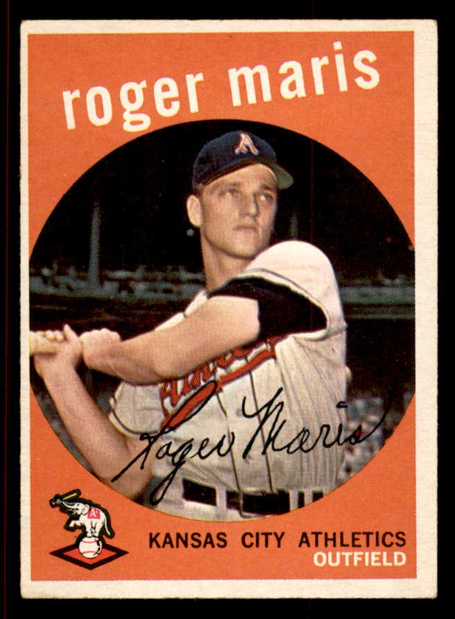 1959 Topps Baseball #202 Roger Maris A's EX+/EX-MT 545631