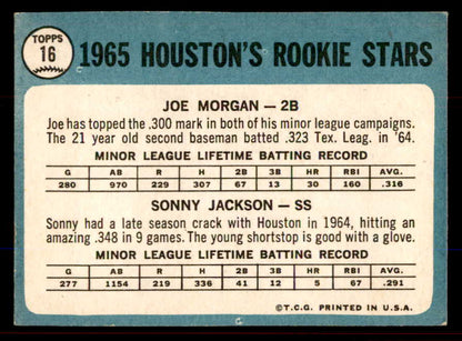 1965 Topps Baseball #016 Joe Morgan Astros EX+/EX-MT 545677