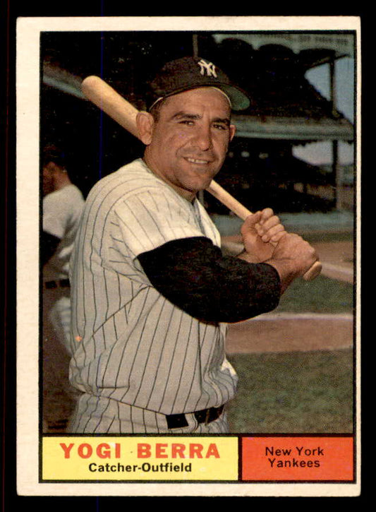 1961 Topps Baseball #425 Yogi Berra Yankees EX+/EX-MT 545746