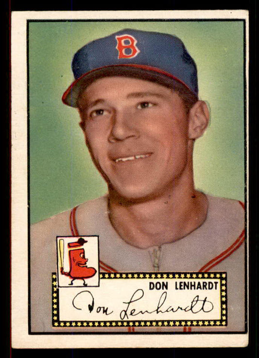 1952 Topps Baseball #004 Don Lenhardt Red Sox VG Black 545859