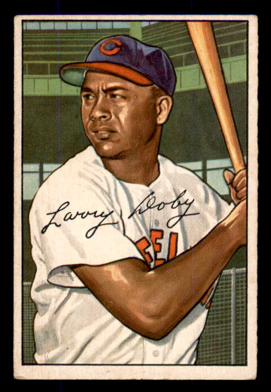 1952 Bowman Baseball #115 Larry Doby Indians VG-EX 545904