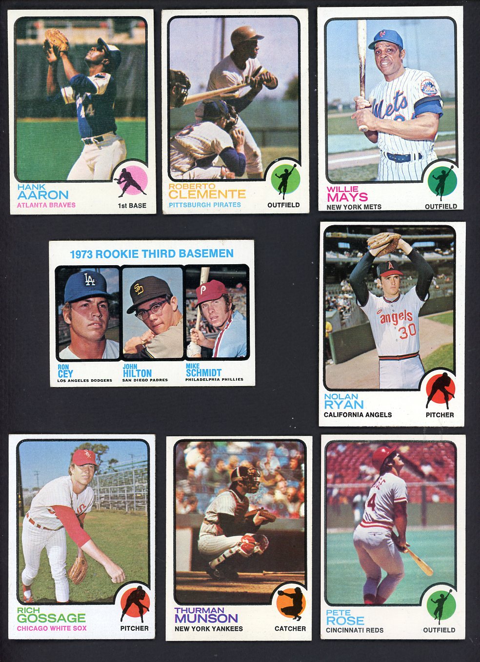 1973 Topps Baseball Complete Set EX-MT Schmidt Clemente Mays 545972