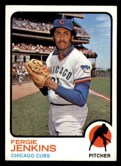 1973 Topps Baseball #180 Fergie Jenkins Cubs EX 546051