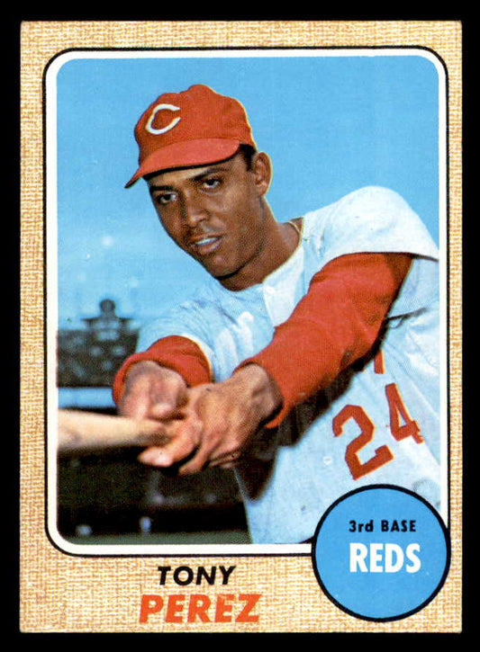 1968 Topps Baseball #130 Tony Perez Reds EX 546105