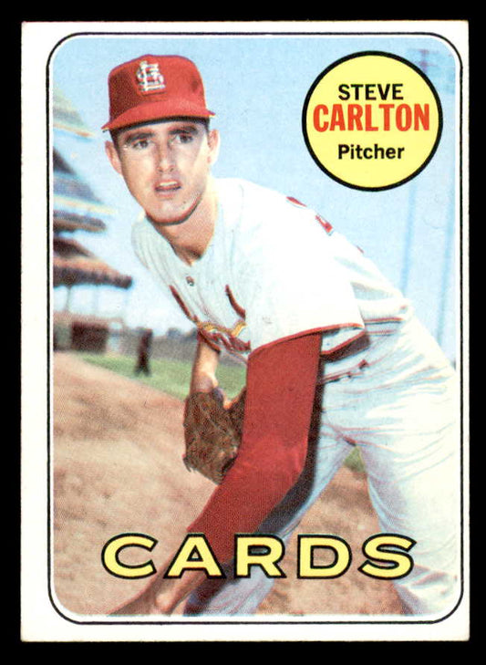 1969 Topps Baseball #255 Steve Carlton Cardinals EX-MT 546145