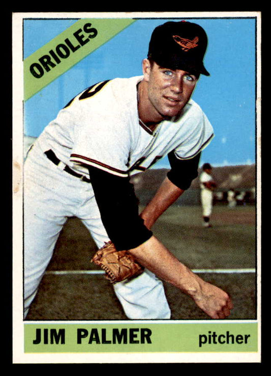 1966 Topps Baseball #126 Jim Palmer Orioles VG-EX 546205