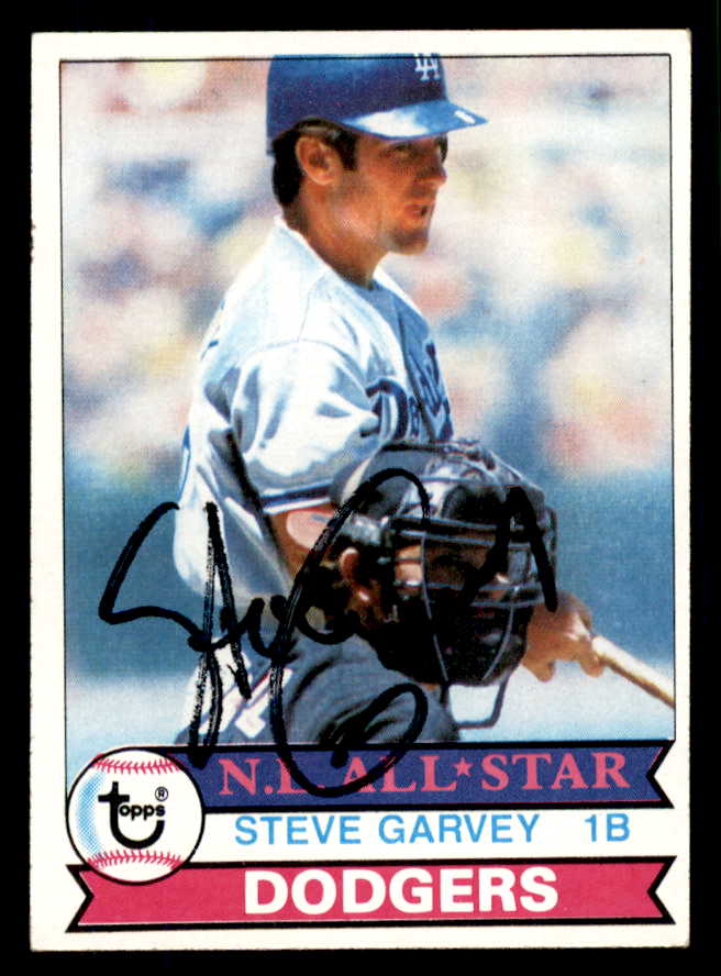 1979 Topps #050 Steve Garvey Dodgers Signed Autographed