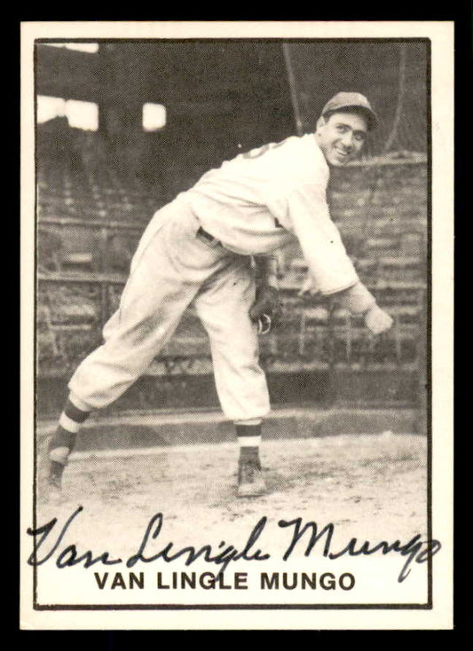 1978 TCMA Van Mungo Dodgers Signed Autographed