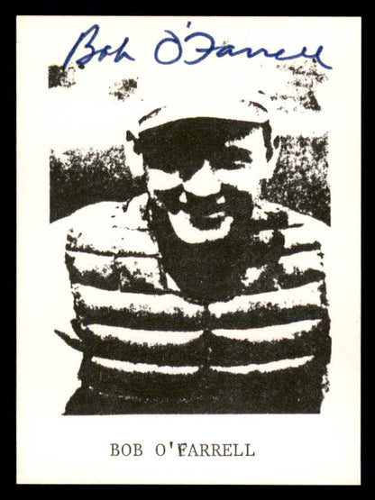 Bob O'Farrell Reds Signed Autographed
