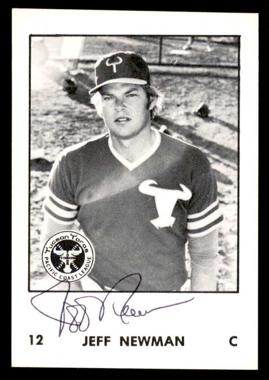 1976 Cramer #012 Jeff Newman Tucson Signed Autographed