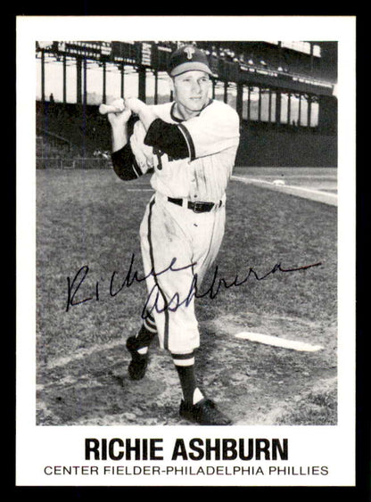 1977 TCMA #014 Richie Ashburn Phillies Signed Autographed
