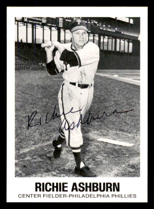 1977 TCMA #014 Richie Ashburn Phillies Signed Autographed