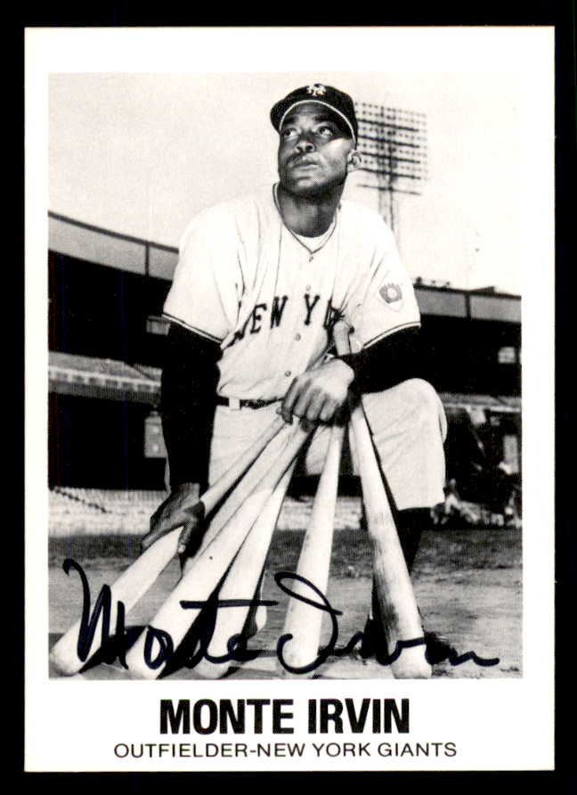 1977 TCMA #026 Monte Irvin Giants Signed Autographed
