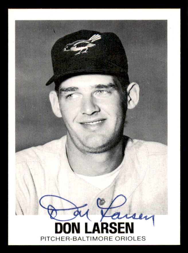1977 TCMA #003 Don Larsen Orioles Signed Autographed