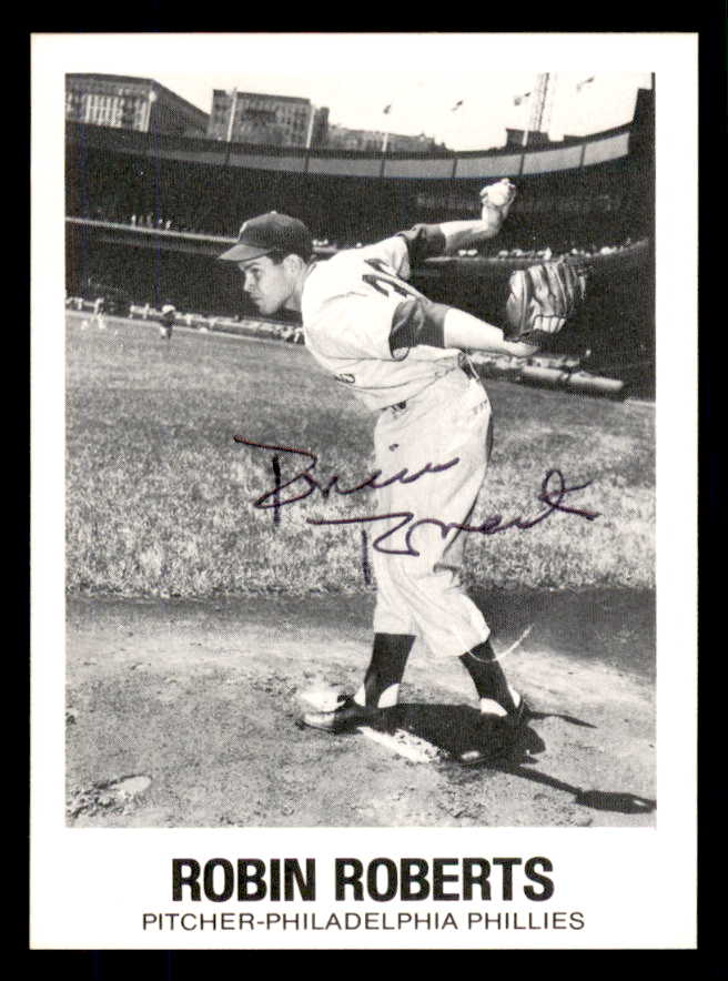 1977 TCMA #004 Robin Roberts Phillies Signed Autographed