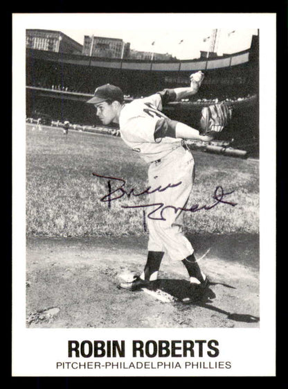 1977 TCMA #004 Robin Roberts Phillies Signed Autographed
