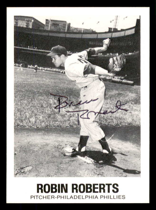 1977 TCMA #004 Robin Roberts Phillies Signed Autographed