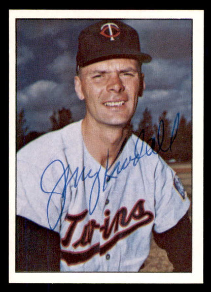 1978 TCMA #271 Jerry Kindall Twins Signed Autographed