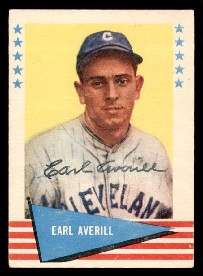 1961 Fleer #005 Earl Averill Indians Signed Autographed