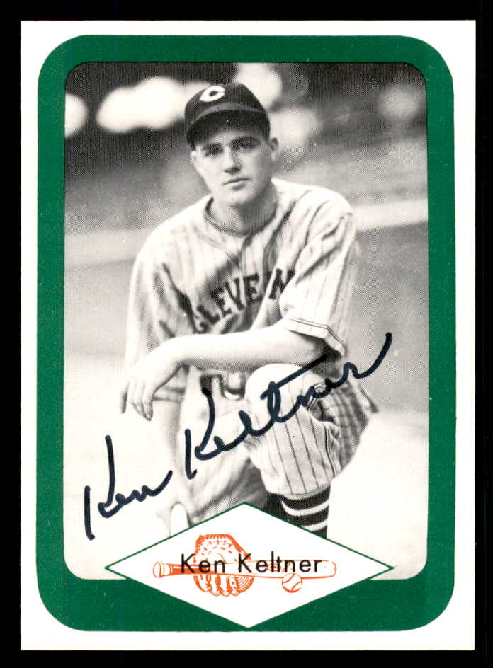 1975 Great Plains Greats #019 Ken Keltner Signed Autographed